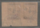 COTE D'IVOIRE - COLIS POSTAUX : N°11 Baa Obl (1903) 4f Sur 60c Brun . Se Tenant. Signé. Très RARE... - Gebraucht