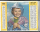 Almanach  Calendrier  P.T.T  -  La Poste -  1968   Sommeil - Enfant Et Chien - Grand Format : 1961-70