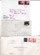 Suède 8 Env Par Avion Pour France 1950's 3 Scans - Lettres & Documents