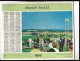 Almanach  Calendrier  P.T.T  -  La Poste -  1969 -  Course A Deauville - Vers Le Brevent - Big : 1961-70