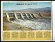 Almanach  Calendrier  P.T.T  -  La Poste -  1967 - Barrage  D'oraison - Estaing - Grand Format : 1961-70