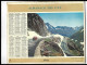 Almanach  Calendrier  P.T.T  -  La Poste -  1966 - Route Dans Les Alpes - Bormes Les Mimosas - Tamaño Grande : 1961-70