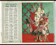 Almanach  Calendrier  P.T.T  -  La Poste -  1965 -   Fleurs - Corbeille De Fruits - Grossformat : 1961-70