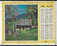 Almanach  Calendrier  P.T.T  -  La Poste -  1964 -  Labour En Montagne -printemps En Savoie - Grand Format : 1961-70