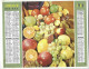 Almanach  Calendrier  P.T.T  -  La Poste -  1964 - Fleurs - Fruits - Tamaño Grande : 1961-70