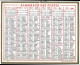 Almanach  Calendrier  P.T.T  -  La Poste -  1961 - - Formato Grande : 1961-70