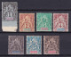 Diego Suarez, 1892 Y&T. 25, 26, 27, 28, 29, 30, 32, MNH. - Neufs