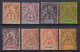 Diego Suarez, 1893 Y&T. 39, 40, 42, 44, 45, 46, 47, 49, MNH. - Nuovi