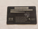 SINGAPORE-(76SIGD-0)-Pretty Cat-(282)(76SIGD-203385)($10)(1/1/1996)-used Card+1card Prepiad Free - Singapur