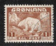 GRÖNLAND GROENLAND GREENLAND 1938 MI 6 - POLAR BEAR  OURS POLAIRE EISBÄR Ursus Maritimus - Usados