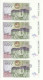 CRBS0971 LOTE 4 BILLETES CORRELATIVOS BILLETES ESPAÑA 1000 PETAS 1992 SERIE 9A SIN CIRCULAR - [ 4] 1975-… : Juan Carlos I