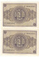 CRBS0958 PAREJA CORRELATIVA BILLETES ESPAÑA 1 PESETA 1937 SERIE E SIN CIRCULAR - Otros & Sin Clasificación