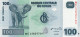 CONGO DEMOCRATIC REPUBLIC 100 FRANCS 2007 P-98a  UNC - Democratische Republiek Congo & Zaire