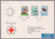 Finnish Red Cross, Scuba Diver, Scuba Diving, Rescue Team, Helicopter, Health, Medical, Finland FDC 1966 - Duiken