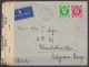 Grande Bretagne - L. Affr. 15d Flam. HARPENDEN /26 NOV 1943 Pour ELISABETVILLE (Congo Belge) - Bande Censure (au Dos: Cà - Briefe U. Dokumente