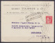 L. "Imprimerie André Tournon" Affr. 50c Flam. "PARIS 35 /31 X 1934/ R.CAMBON" Pour PORT-GENTIL (Gabon A.E.F.) - Griffe [ - Brieven En Documenten