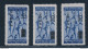 1946 Istria E Litorale Sloveno, Occupazione Jugoslava, Segnatasse, 3 Alti Valori, Cifre Sottili, Certificato Raybaudi, M - Andere & Zonder Classificatie