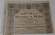 Brésil - Compagnie Du Chemin De Fer De Victoria A Minas - Obligation De  500 Frs. Au Porteur - Rio De Janeiro 1906. - Railway & Tramway