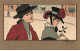 Illustrateur - Ethel Parkinson - Jeune Homme Regardant Une Jeune Femme Admirant Une Feuille De Gui - Parkinson, Ethel