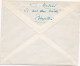 36134# ROI LEOPOLD III COL OUVERT LETTRE Obl BRUXELLES BRUSSEL 1954 SARREBOURG MOSELLE - 1936-1957 Open Collar