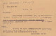 CP "Ets Du Verre Etire" Obl. Paris Le 23 Avril 45 Sur 50c Mercure Et 1f Iris N° 549, 650 (tarif Du 1/3/45) Pour Sedan - 1938-42 Mercurio