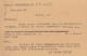 CP "Ets Du Verre Etire" Obl. Paris Le 23 Avril 45 Sur 50c Mercure Et 1f Iris N° 549, 650 (tarif Du 1/3/45) Pour Sedan - 1938-42 Mercure
