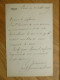 Léon JENOUVRIER (1846-1932) Senateur RENNES. Vice President SENAT. Autographe - Historische Personen