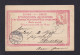 1901 - 10 L. Privat Ganzsache (Patras) Ab Patras Nach Heidelberg - Covers & Documents