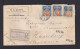 1909 - 3x 10 C. Auf Einschreibbrief Ab  Juarez Nach Hamburg - Mexico