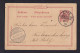 1898 - 10 Pf. Ganzsache (Abs. MALUA) Mit Aufgabestempel APIA Nach Neubrandenburg - Samoa