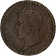 Monaco, Honore V, Decime, 1838, Monaco, Fautée, Bronze, TTB, Gadoury:MC105 - 1819-1922 Honoré V, Charles III, Albert I