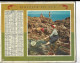 Almanach  Calendrier  P.T.T  -  La Poste -  1960 - Le Repas Des Cygnes - Peche Ala Crevette - Grossformat : 1941-60