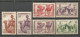 MAURITANIA COLONIA FRANCESA YVERT NUM. 125/130 * SERIE COMPLETA CON FIJASELLOS - Unused Stamps