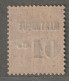 MARTINIQUE - N°8 ** (1888-91) 01 Sur 4c Violet-brun - Neufs