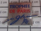 713J Pin's Pins / Beau Et Rare / SPORTS / AUTOMOBILE TROPHEE DE PARIS SUR GLACE - Autorennen - F1