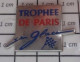 713J Pin's Pins / Beau Et Rare / SPORTS / AUTOMOBILE TROPHEE DE PARIS SUR GLACE - Automobilismo - F1