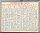 Almanach  Calendrier  P.T.T  -  La Poste -  1958 - - Big : 1941-60