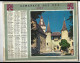 Almanach  Calendrier  P.T.T  -  La Poste -  1957 -  Chateau De Chaumont - Chateau De Colombier - Grossformat : 1941-60