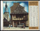 Almanach  Calendrier  P.T.T  -  La Poste -  1956 - Chateau De Montesquieu - Vieille Maison A Dinan - Grossformat : 1941-60