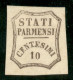 Antichi Stati Italiani - Parma - Governo Provvisorio - 1859 - Governo Provvisorio - 10 Cent (14a) - Ottimi Margini - Gom - Andere & Zonder Classificatie