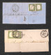 Regno - Vittorio Emanuele II - 1861/1863 - Quattro Testatine Di Lettere Col 5 Cent (Sardegna) In Coppia Orizzontale E St - Andere & Zonder Classificatie