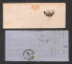 Delcampe - Regno - Vittorio Emanuele II - 1861/1863 - Quattro Testatine Di Lettere Col 5 Cent (Sardegna) In Coppia Orizzontale E St - Other & Unclassified