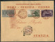 Regno - Posta Aerea - Insieme Di 3 Aerogrammi Primi Voli Del 1927 - Roma Venezia/Roma Vienna/Venezia Roma - Interessante - Otros & Sin Clasificación