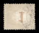 Regno - Servizi - 1870 - 1 Cent (3b) Usato - Cifra Capovolta - Cert. AG - Andere & Zonder Classificatie