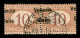 Occupazioni I Guerra Mondiale - Venezia Giulia - 1918 - 10 Cent (2cb) - Coppia Orizzontale Usata Con Soprastampe Oblique - Autres & Non Classés