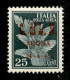 C.L.N. - Arona - 1945 - 25 Cent (14) - Gomma Originale - Cert. AG - Otros & Sin Clasificación