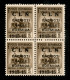 C.L.N. - Valle Bormida - 1945 - Soprastampa Modificata - 5 Cent (1A) In Quartina - Gomma Integra - Cert AG - Sonstige & Ohne Zuordnung