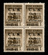 C.L.N. - Valle Bormida - 1945 - Soprastampa Modificata - 5 Cent (1A) In Quartina - Gomma Integra - Cert AG - Andere & Zonder Classificatie