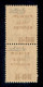 C.L.N. - Valle Bormida - 1945 - 30 Cent (4A+4A Varerà C) - Coppia Verticale Con Soprastampe Disallineate (spostata A Sin - Sonstige & Ohne Zuordnung
