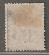 MARTINIQUE - N°13 Obl (1888-91) 05 Sur 35c Violet-noir Sur Jaune - Usati